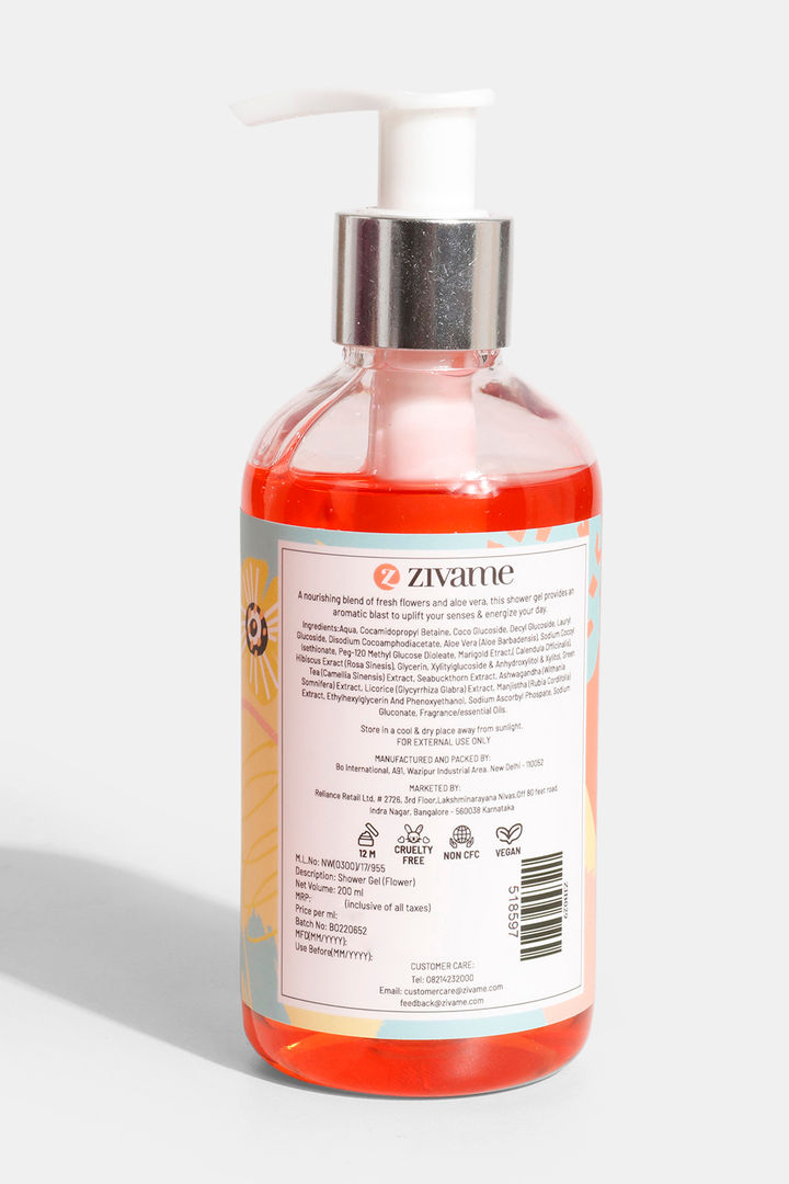Zivame Refreshing Flower Shower Gel - 200ml — image 2